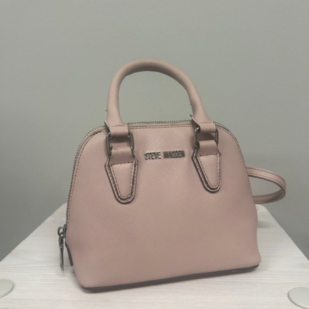 Authentic Steve Madden Blush Mini Purse with Detachable Strap and Charm